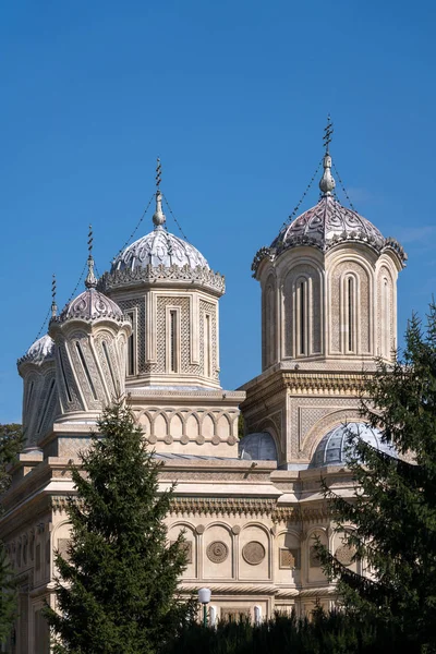 Curtea Arges Wallachia Romania Сентября Вид Собор Curtea Arges Валахия — стоковое фото