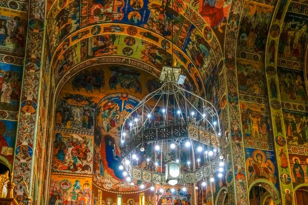 Targu Mures Transylvania Romania Septiembre Vista Interior Decorativa Catedral Ascensión —  Fotos de Stock