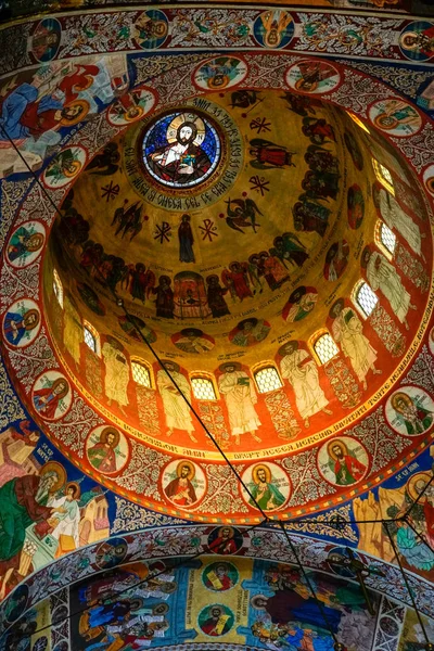 Targu Mures Transilvânia Roménia Setembro Vista Interior Decorativa Catedral Ascensão — Fotografia de Stock