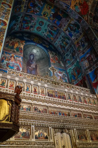 Targu Mures Transylvania Romania September Decorative Interior View Ascension Cathedral — Φωτογραφία Αρχείου