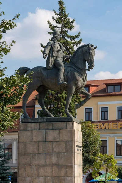 Targu Mures Transylvania Romania Septiembre Estatua Avram Iancu Targu Mures —  Fotos de Stock