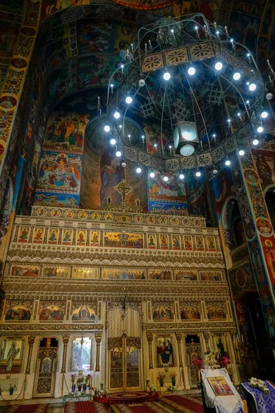 Targu Mures Transylvania Romania September Decorative Interior View Ascension Cathedral — стокове фото