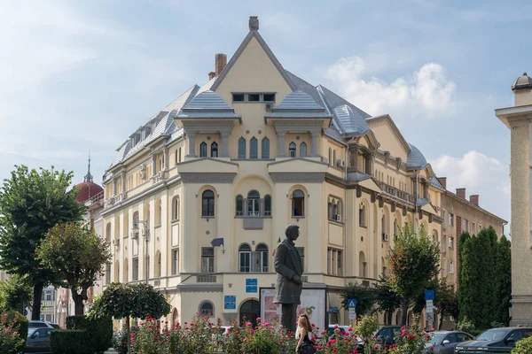 Targu Mures Transylvania Romania September Apartment Building Targu Mures Transylvania — Stok fotoğraf