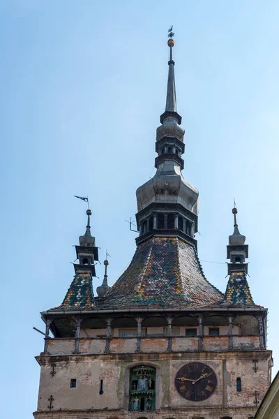 Sighisoara Transsylvanien Rumänien September Clock Tower Gatewayen Till Sighisoara Transsylvanien — Stockfoto