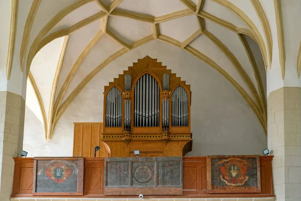 Sighisoara Transilvanya Romanya Eylül Kilise Organ Görünümünü Üzerinde Eylül 2018 — Stok fotoğraf