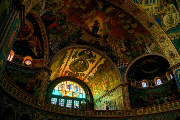 Сібіу Трансільванії Румунії Вересня Внутрішній Вигляд Свято Троїцькому Соборі Сібіу — стокове фото