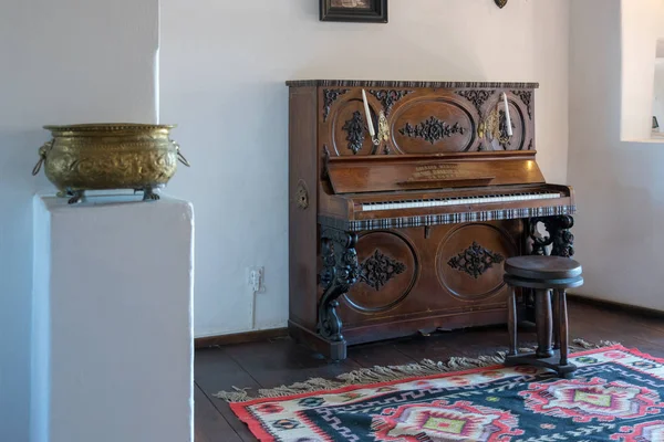 Zemelen Transsylvanië Roemenië September Weergave Van Een Piano Dracula Kasteel — Stockfoto