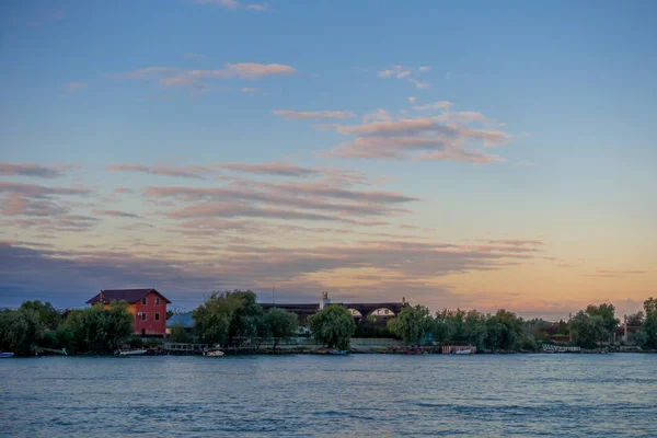 Danube Delta Romania Septiembre Nuevo Amanecer Sobre Delta Del Danubio —  Fotos de Stock