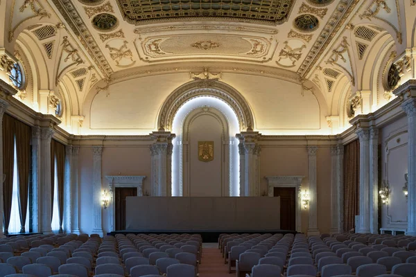 Bucharest Roménia Setembro Vista Interior Edifício Palácio Povo Bucareste Roménia — Fotografia de Stock