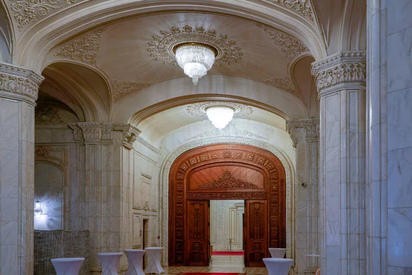 Bucharest Roménia Setembro Vista Interior Edifício Palácio Povo Bucareste Roménia — Fotografia de Stock