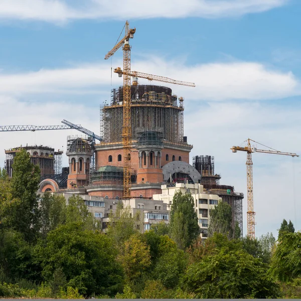 Bucharest Romania Septiembre Catedral Del Pueblo Rumano Construcción Bucarest Rumania — Foto de Stock