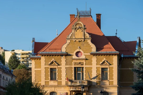 Brasov Transylvania Romania Сентябрь View Traditional Buildings Brasov Transylvania Romania — стоковое фото