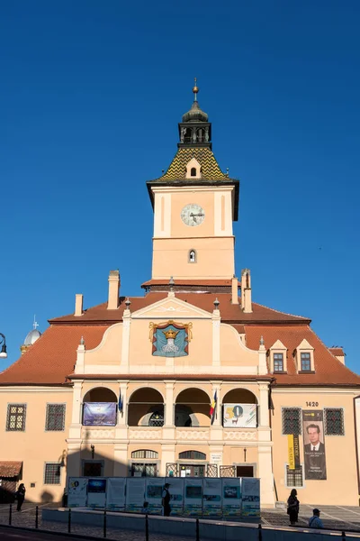 Brasov Transsilvanien Rumänien September Blick Auf Das Alte Rathaus Brasov — Stockfoto