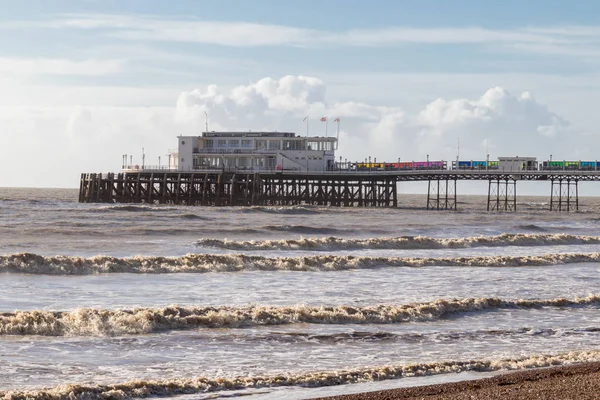 Worthing West Sussex Noviembre Vista Worthing Pier West Sussex Noviembre —  Fotos de Stock