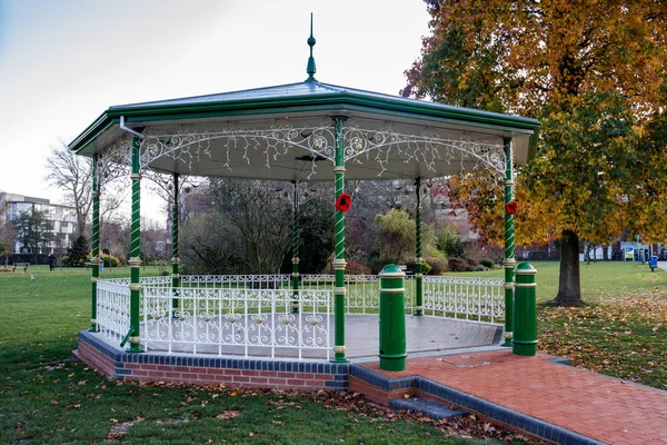 Crawley West Sussex Novembre Veduta Del Bandstand Crawley West Sussex — Foto Stock