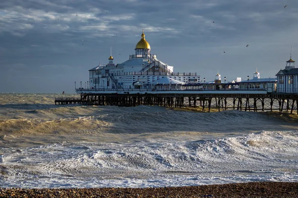 Veastbourne Este Sussex Enero Vista Eastbourne Pier East Sussex Enero —  Fotos de Stock