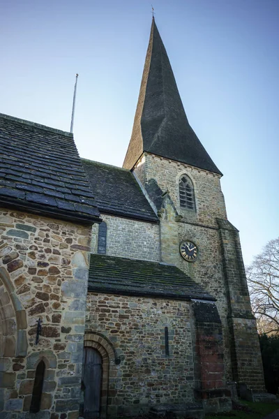 Горшам West Sussex Ноября Вид Приходскую Церковь Святой Марии Богородицы — стоковое фото