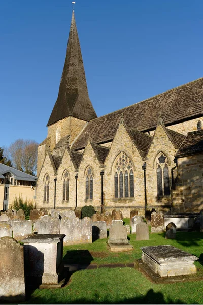 Horsham West Sussex Listopadu Vnější Pohled Marie Panna Farní Kostel — Stock fotografie