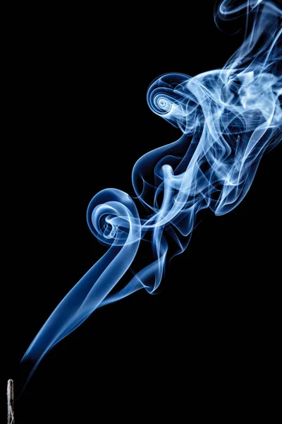 Traccia Fumo Bastone Incenso — Foto Stock