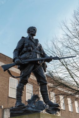 Tunbridge Wells, Kent/Uk - 4 Ocak: Tunbridge Wells Royal Tunbridge Wells Kent Anıtı 4 Ocak 2019 üzerinde savaş