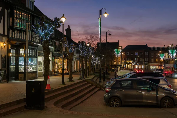 East Grinstead West Sussex Januar 2019 Blick Auf Das Stadtzentrum — Stockfoto