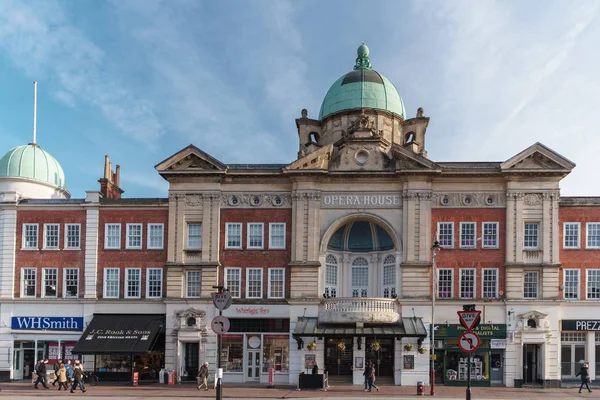 Tunbridge Wells Kent January View Opera House Royal Tunbridge Wells — стоковое фото