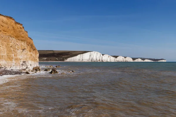 Widok Wybrzeże Sussex Nadzieją Gap — Zdjęcie stockowe