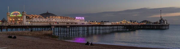 Brighton East Sussex Deki Ocak Pier Brighton East Sussex Deki — Stok fotoğraf