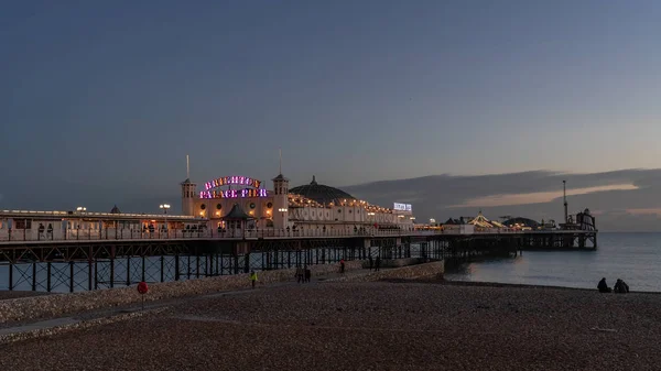 Brighton East Sussex Deki Ocak Pier Brighton East Sussex Deki — Stok fotoğraf