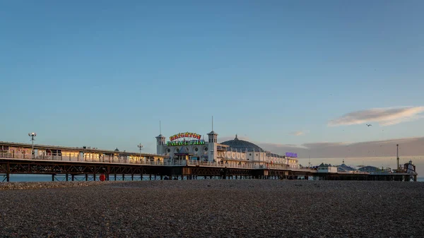 Brighton East Sussex Januar Blick Auf Den Pier Brighton East — Stockfoto