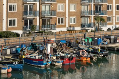 Brighton, Sussex/Uk - 8 Ocak: Brighton Sussex marinada görünümünü üzerinde 8 Ocak 2019