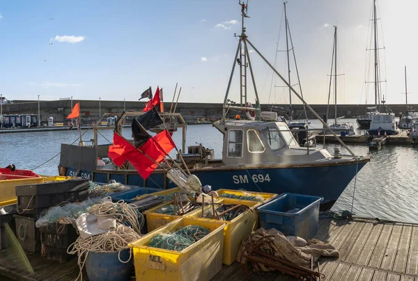 Brighton Sussex Ocak Balıkçı Teknesi Brighton Sussex Marina Ocak 2019 — Stok fotoğraf