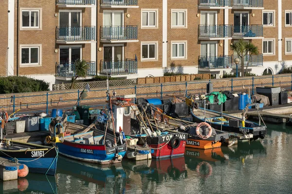 Brighton Sussex Januar 2019 Blick Auf Den Yachthafen Brighton Sussex — Stockfoto