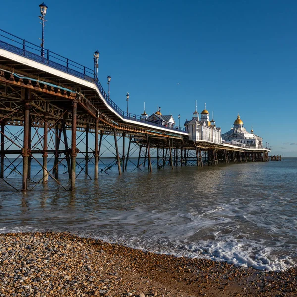 Eastbourne Este Sussex Enero Vista Del Muelle Eastbourne East Sussex —  Fotos de Stock