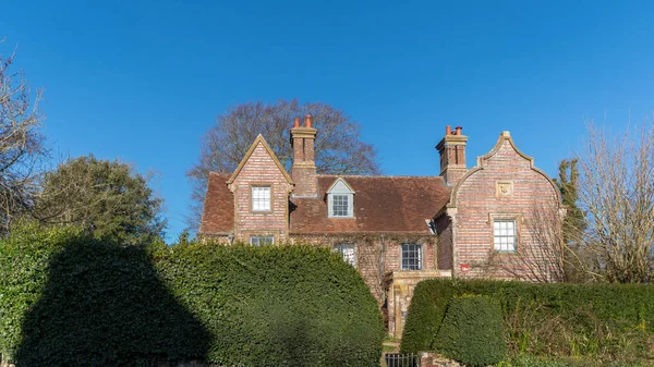 Folkington East Sussex Januari Gamla Prästgården Folkington East Sussex Januari — Stockfoto