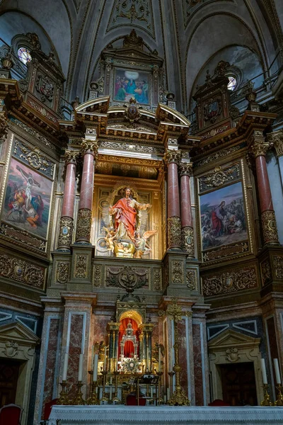 VALENCIA, ESPAGNE - 27 FÉVRIER : Vue intérieure Église du Sac — Photo