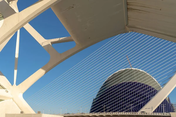 Valencia, Spanien - 25 februari: Principe Felipe vetenskapsmuseum jag — Stockfoto