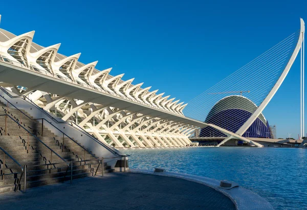 VALENCIA, ESPAÑA - 25 DE FEBRERO: Ciudad de las Artes y las Ciencias en Val — Foto de Stock