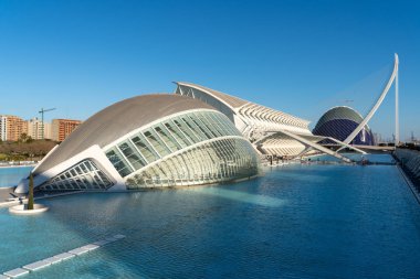 Valencia, İspanya - 25 Şubat: Imax Sinema Sanatları şehir 