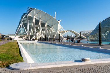 Valencia, İspanya - 25 Şubat: Principe Felipe Bilim Müzesi ben