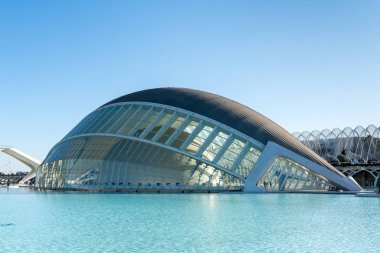 Valencia, İspanya - 25 Şubat: Imax Sinema Sanatları şehir 