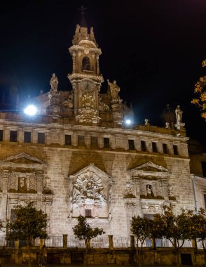 Valencia, İspanya - 24 Şubat: Royal Parish Kilisesi St John bir