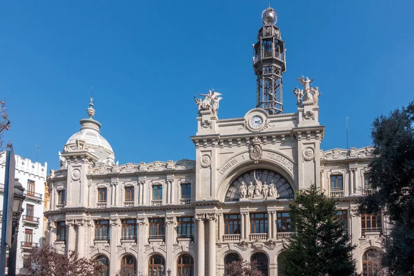 VALENCIA, ESPANHA - FEVEREIRO 24: Edifício histórico dos Correios — Fotografia de Stock