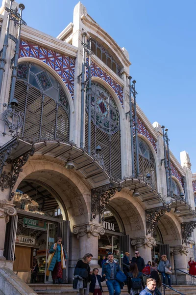 VALENCIA, SPAIN - FEBRUARY 25 : Central Market in Valencia Spain — Stock Photo, Image