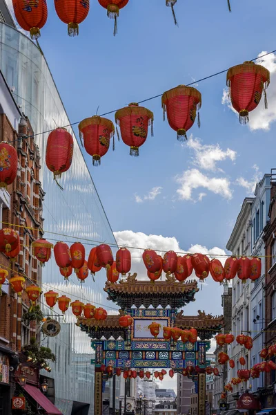 LONDRES, ROYAUME-UNI - 11 MARS : Vue de Chinatown à Soho Londres sur Marc — Photo