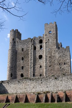 Rochester, Kent/Uk - 24 Mart: Rochester kalede görünümünü 