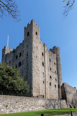 Rochester, Kent/Uk - 24 Mart: Rochester'daki kalenin görünüm 
