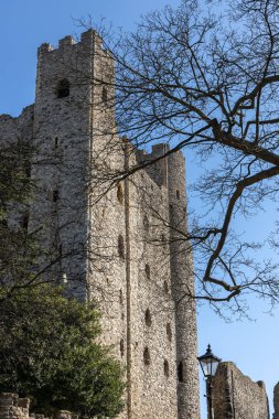 Rochester, Kent/Uk - 24 Mart: Rochester'daki kalenin görünüm 