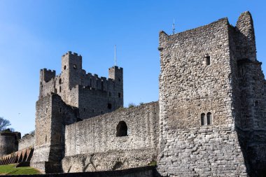 Rochester, Kent/Uk - 24 Mart: Rochester'daki kalenin görünüm 