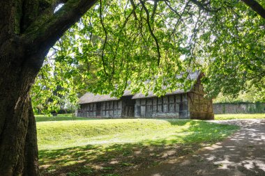 Cardiff, İngiltere - 27 Nisan : St Fagans National'da Stryd Lydan Barn 